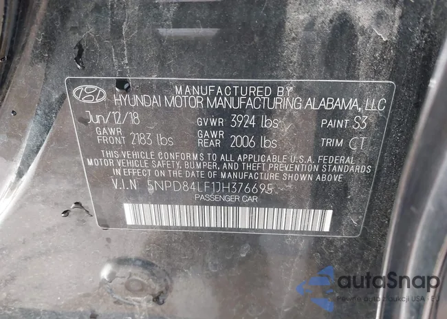 5NPD84LF1JH376695: 43943870