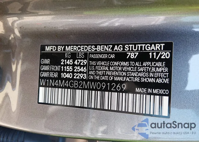 W1N4M4GB2MW091269: 43943948