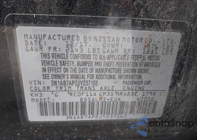 3N1AB7AP2JY237165: 43943458