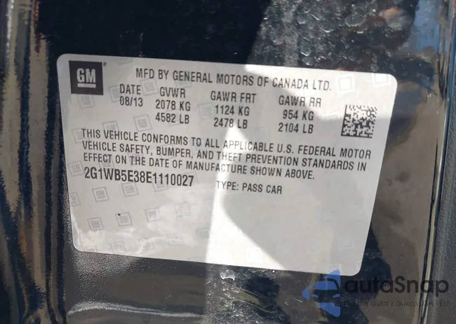 2G1WB5E38E1110027: 43943482