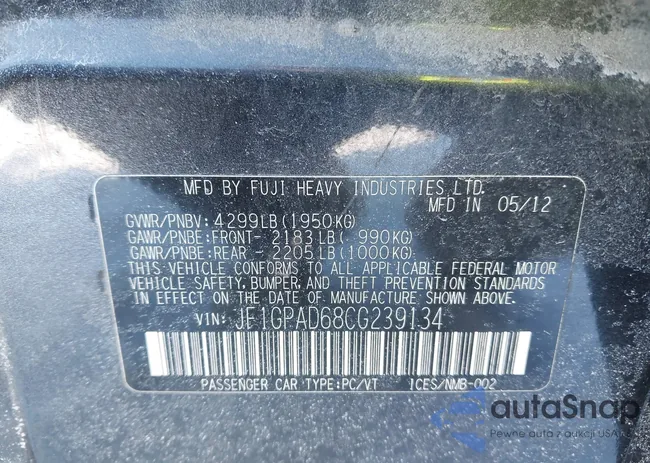 JF1GPAD68CG239134: 43944861