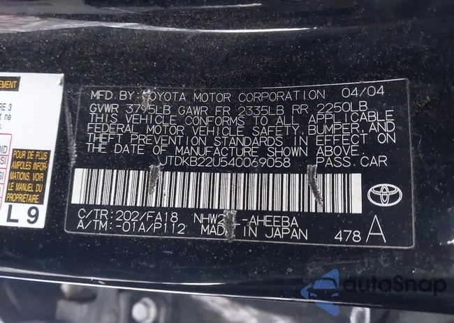 JTDKB22U540069058: 43944894