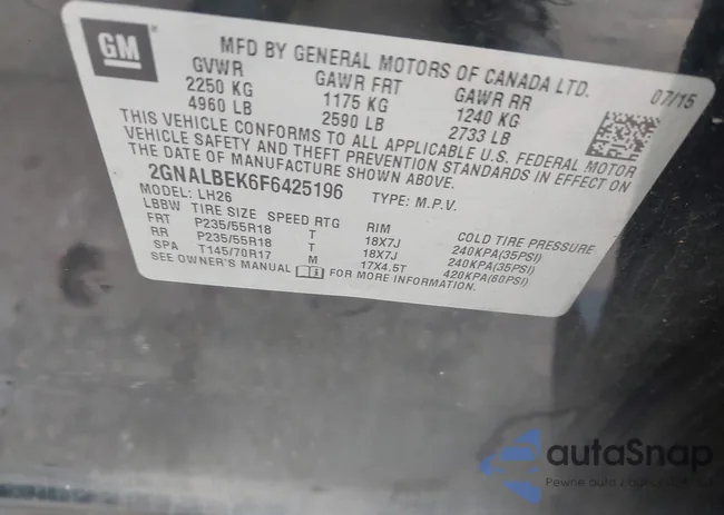 2GNALBEK6F6425196: 43944946