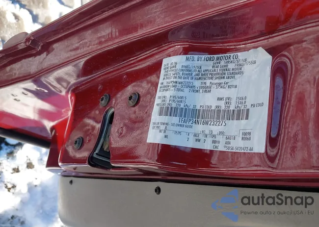 1FAFP34N16W232275: 43945066