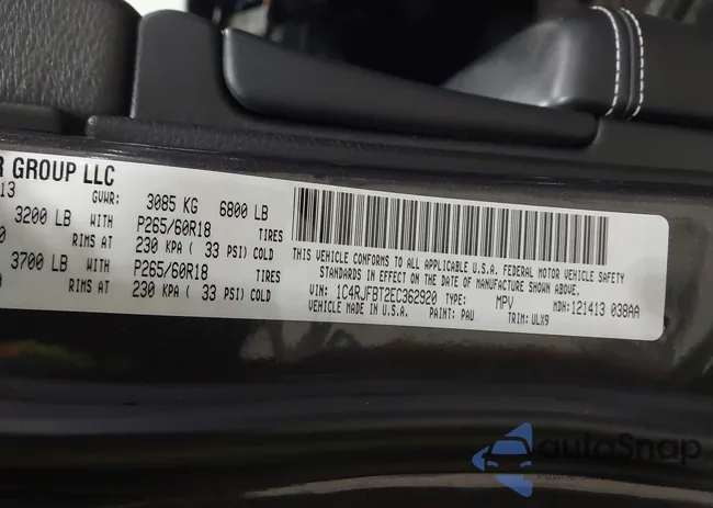 1C4RJFBT2EC362920: 43945113