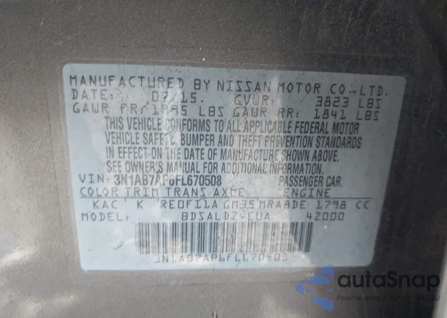 3N1AB7AP6FL670508: 43945286