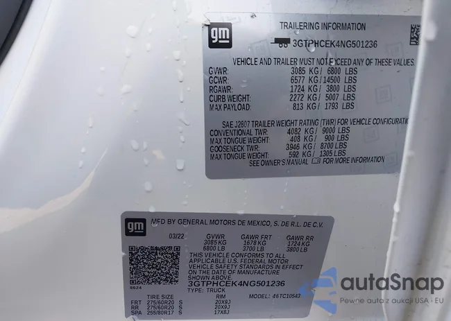 3GTPHCEK4NG501236: 43944415