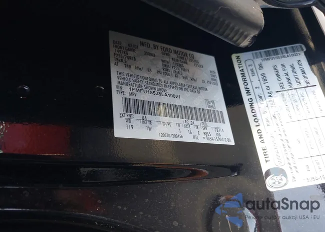 1FMFU15538LA10021: 43944587