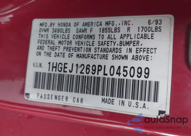 1HGEJ1269PL045099: 43944721