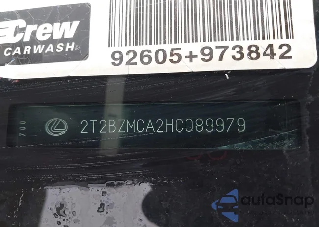 2T2BZMCA2HC089979: 43945824
