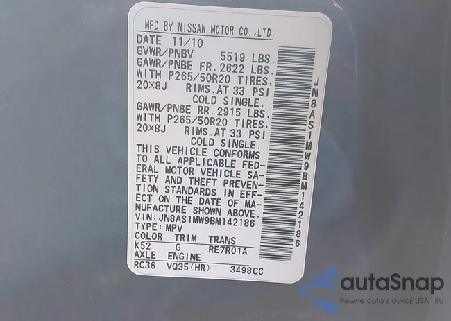 JN8AS1MW9BM142186: 43945844