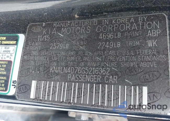 KNALN4D76G5216362: 43945994