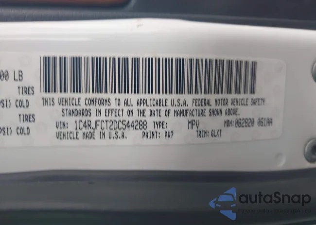 1C4RJFCT2DC544288: 43945545