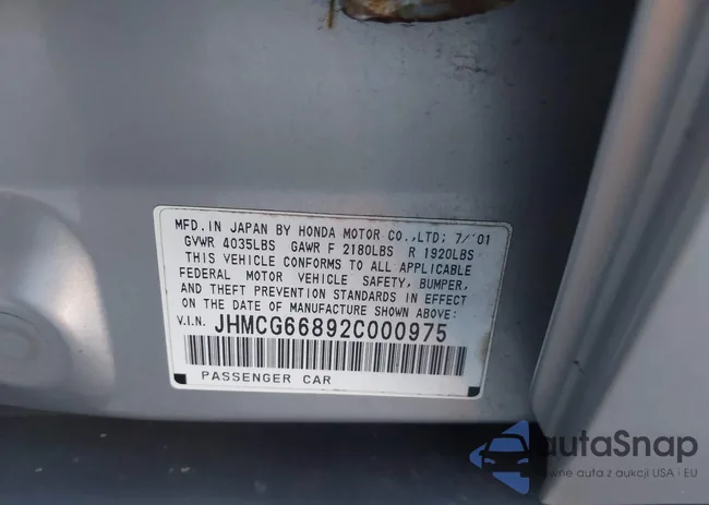 JHMCG66892C000975: 43945683