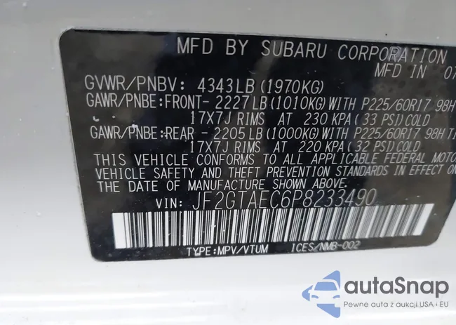 JF2GTAEC6P8233490: 43946783