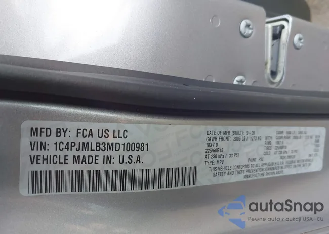 1C4PJMLB3MD100981: 43946921