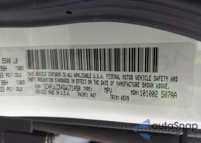 1C4PJLCS4GW171450: 43946929