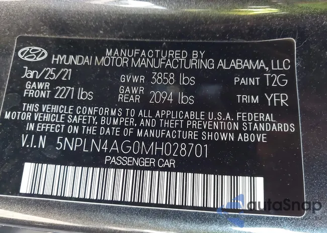 5NPLN4AG0MH028701: 43946998