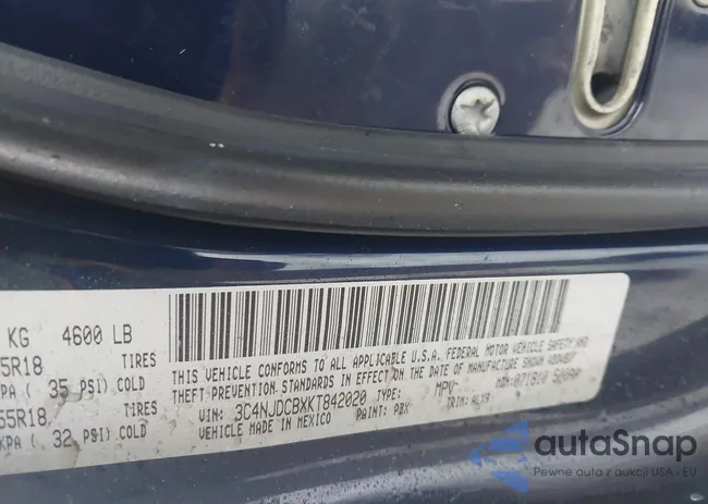 3C4NJDCBXKT842020: 43947044