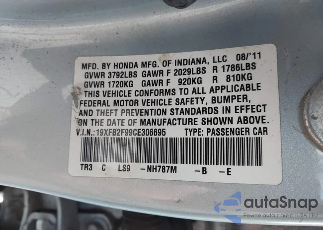 19XFB2F99CE306695: 43947264