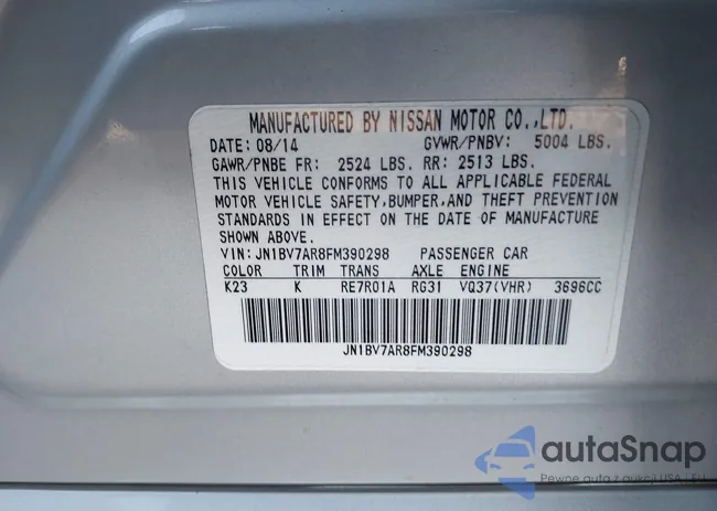 JN1BV7AR8FM390298: 43947275