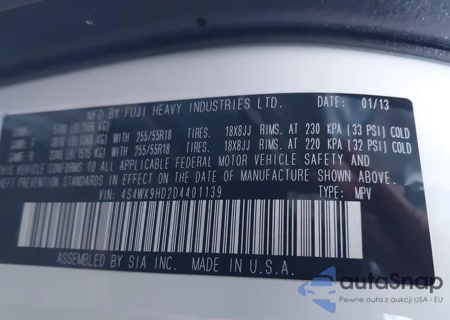 4S4WX9HD2D4401139: 43946582