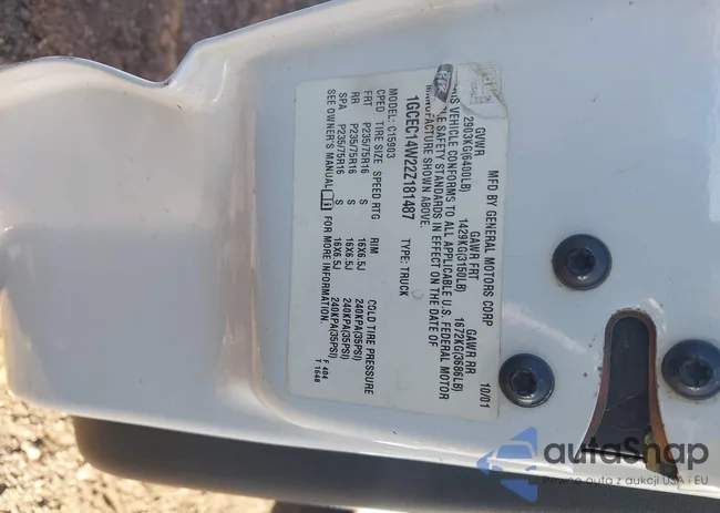 1GCEC14W22Z181487: 43946644