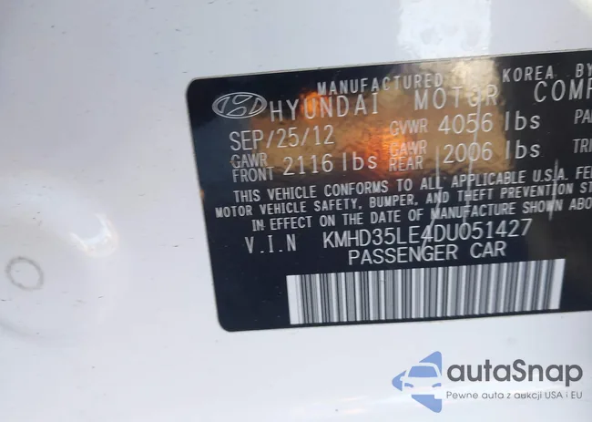 KMHD35LE4DU051427: 43947863