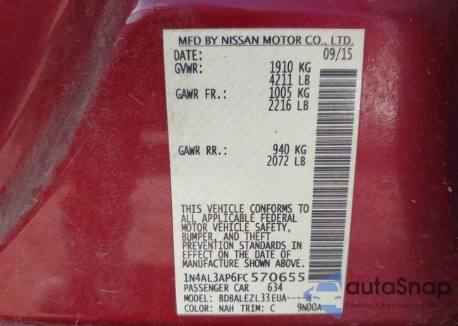 1N4AL3AP6FC570655: 43947864