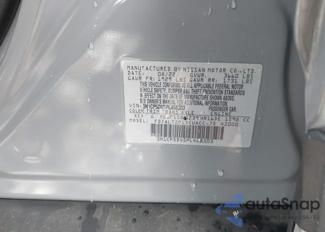 3N1CP5DV5PL468303: 43948015