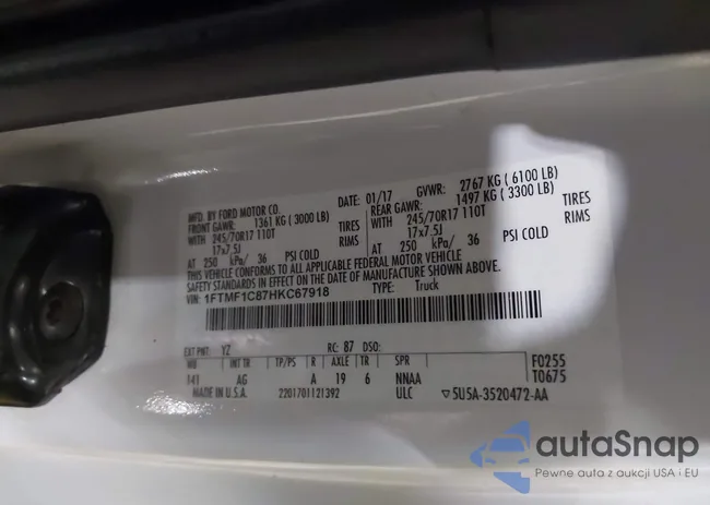 1FTMF1C87HKC67918: 43948078