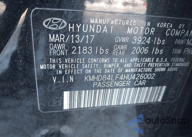 KMHD84LF4HU426002: 43948191