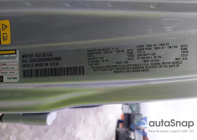 1C4PJXDG2RW279960: 43948282