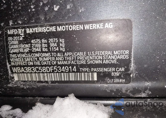 WBA3B3C58DF534914: 43948341