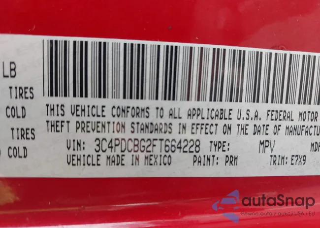 3C4PDCBG2FT664228: 43947369