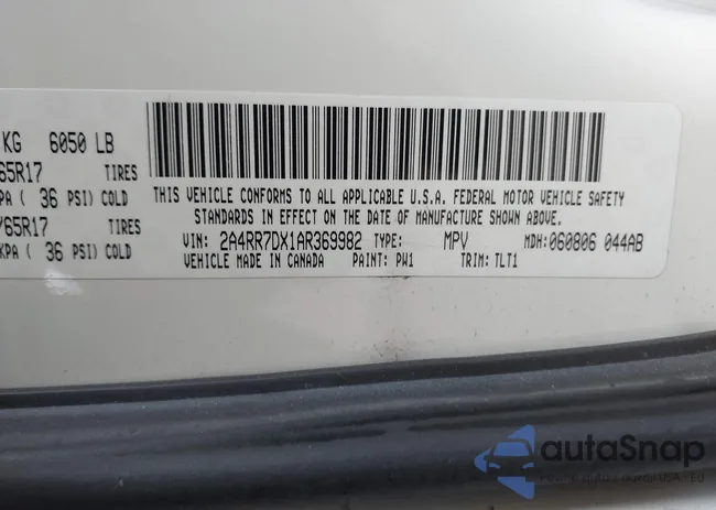 2A4RR7DX1AR369982: 43947446