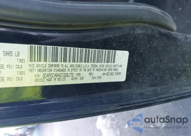 3C4PDCAB4GT226172: 43947553