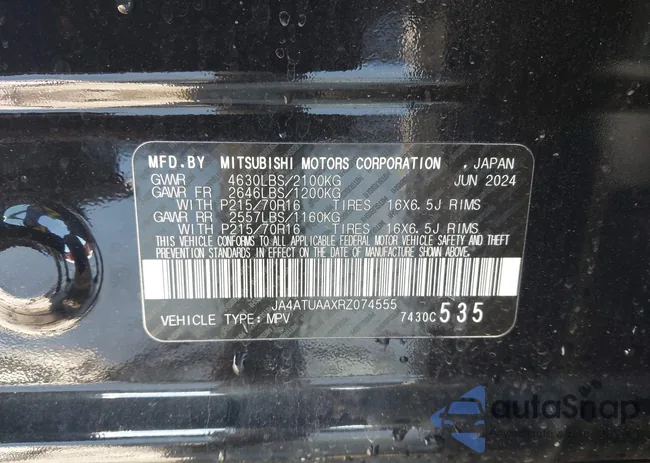 JA4ATUAAXRZ074555: 43947609