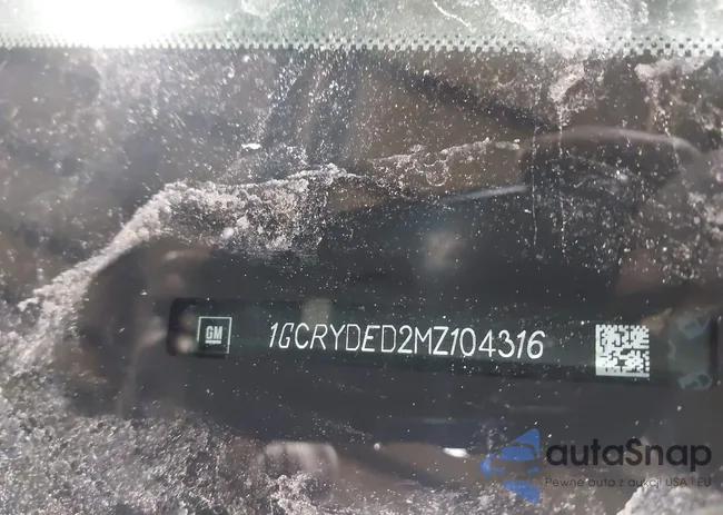 1GCRYDED2MZ104316: 43948890