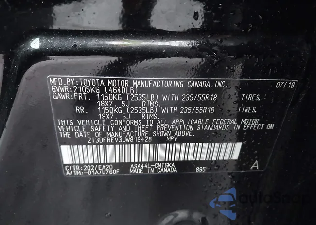 2T3DFREV3JW819428: 43948969