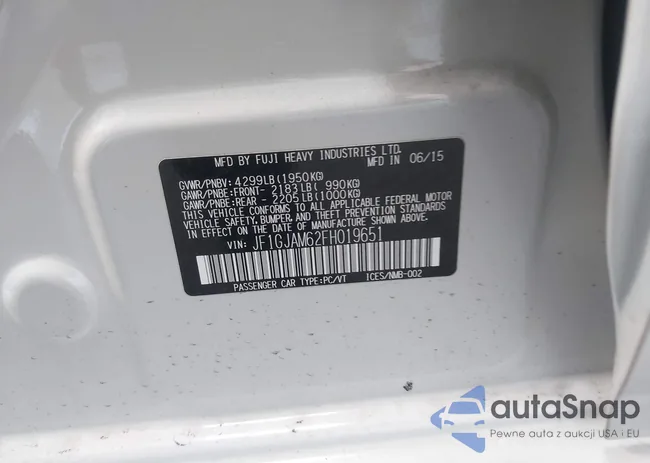 JF1GJAM62FH019651: 43949095