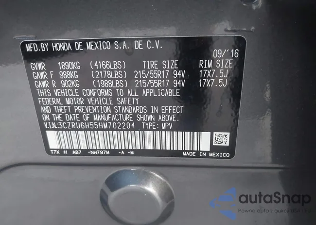 3CZRU6H55HM702204: 43949260