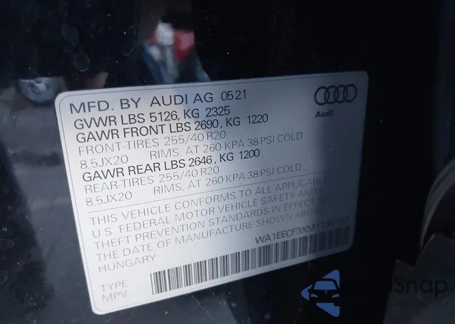 WA1EECF3XM1145180: 43949275