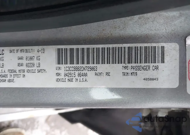 1C3CCBBB2DN729063: 43948559