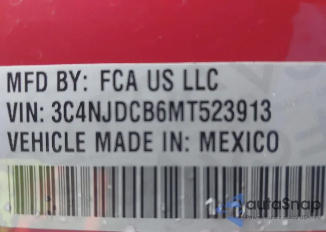 3C4NJDCB6MT523913: 43948583