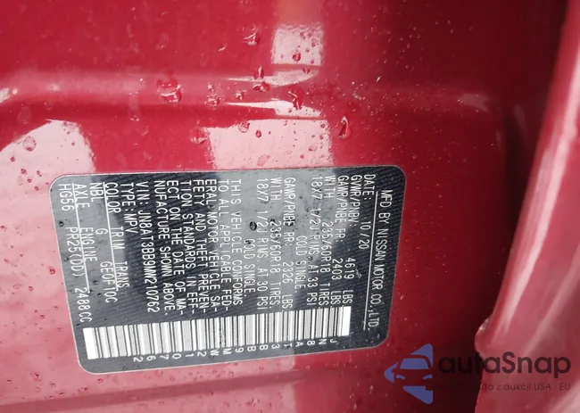 JN8AT3BB9MW210762: 43949879