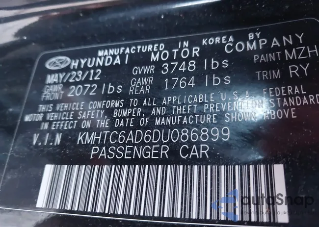 KMHTC6AD6DU086899: 43949883