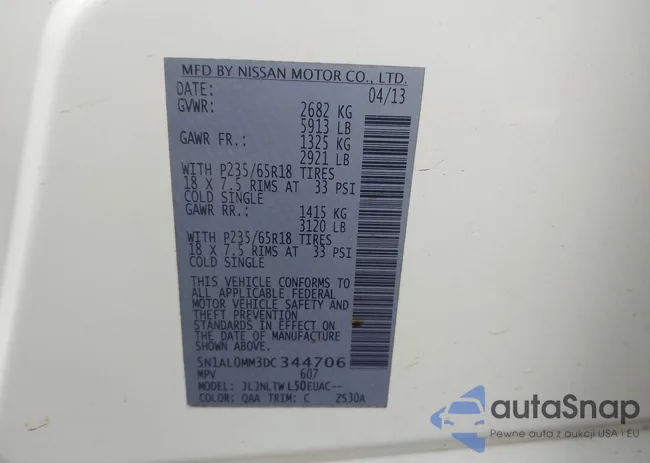 5N1AL0MM3DC344706: 43949979