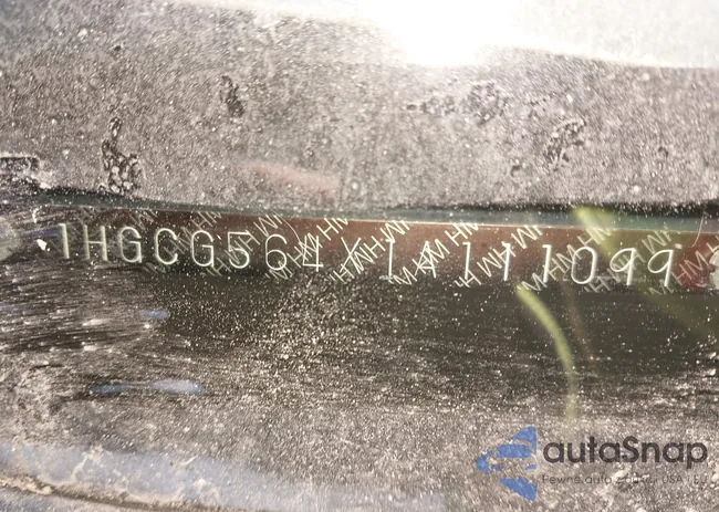 1HGCG564X1A111099: 43950082