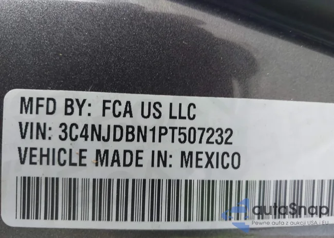 3C4NJDBN1PT507232: 43950110